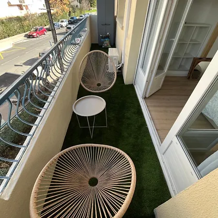 公寓 Nouveau -clim -grand Lit Et Terrasse